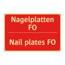 Nagelplatten FO - Nail plates FO
