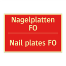 Nagelplatten FO - Nail plates FO