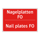 Nagelplatten FO - Nail plates FO
