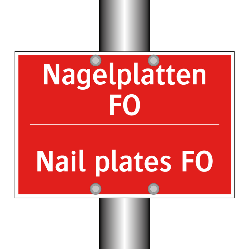 Nagelplatten FO - Nail plates FO