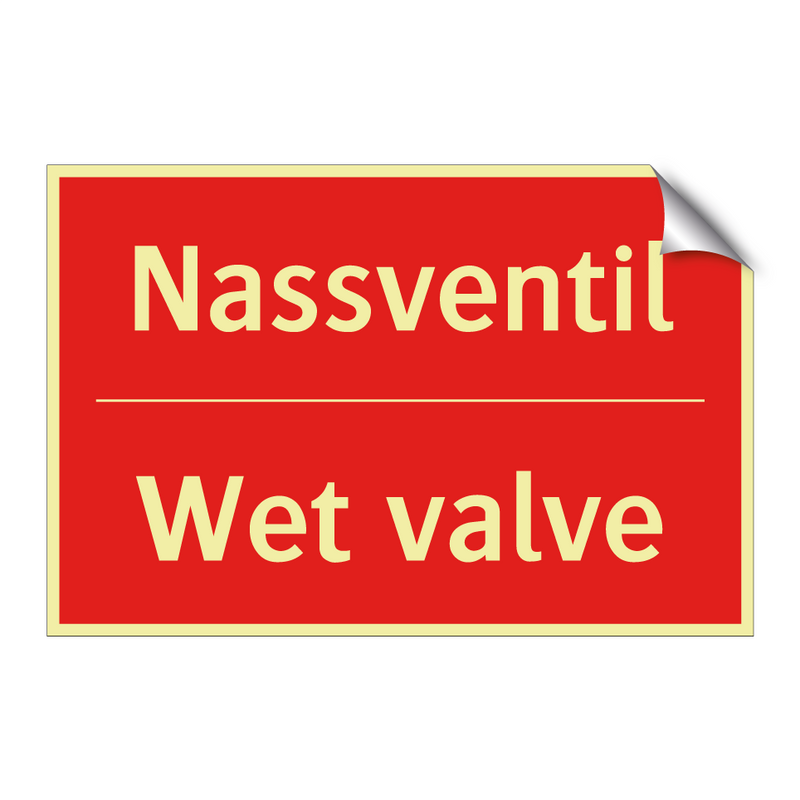 Nassventil - Wet valve