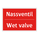 Nassventil - Wet valve