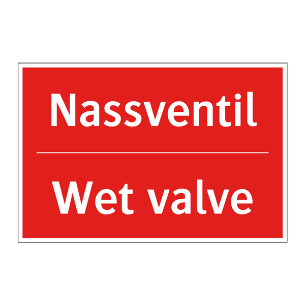 Nassventil - Wet valve