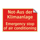 Not-Aus der Klimaanlage - Emergency stop of air conditioning/.../