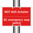 NOT-AUS-Schalter - AC emergency stop switch