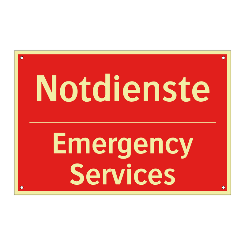 Notdienste - Emergency Services