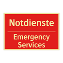 Notdienste - Emergency Services