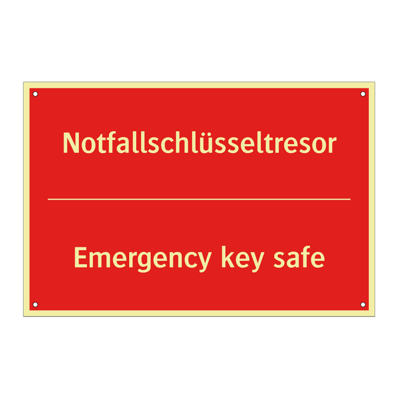 Notfallschlüsseltresor - Emergency key safe