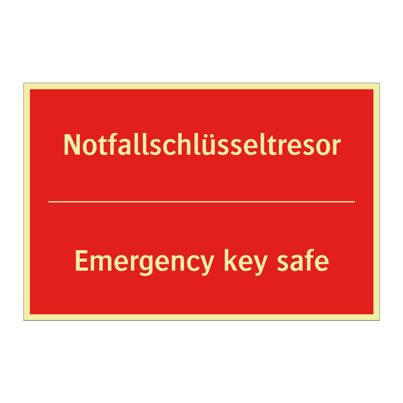 Notfallschlüsseltresor - Emergency key safe