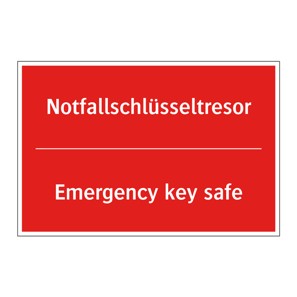 Notfallschlüsseltresor - Emergency key safe