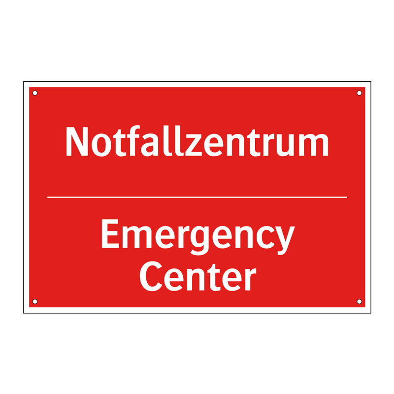Notfallzentrum - Emergency Center