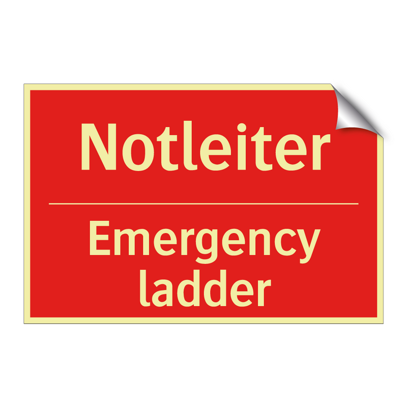 Notleiter - Emergency ladder