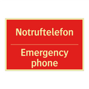Notruftelefon - Emergency phone