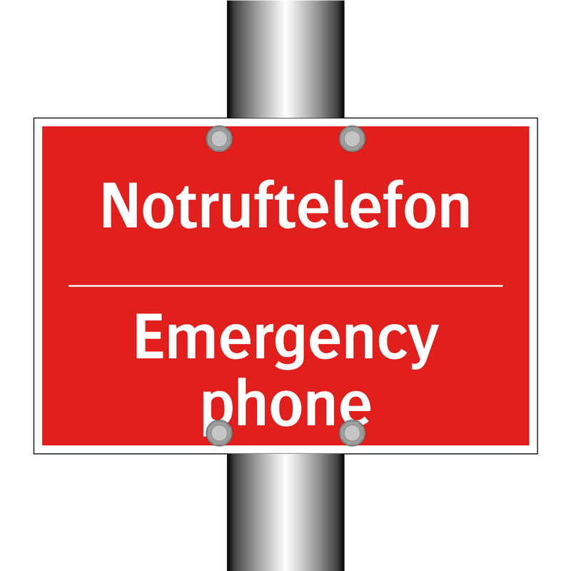 Notruftelefon - Emergency phone