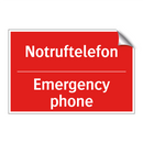Notruftelefon - Emergency phone