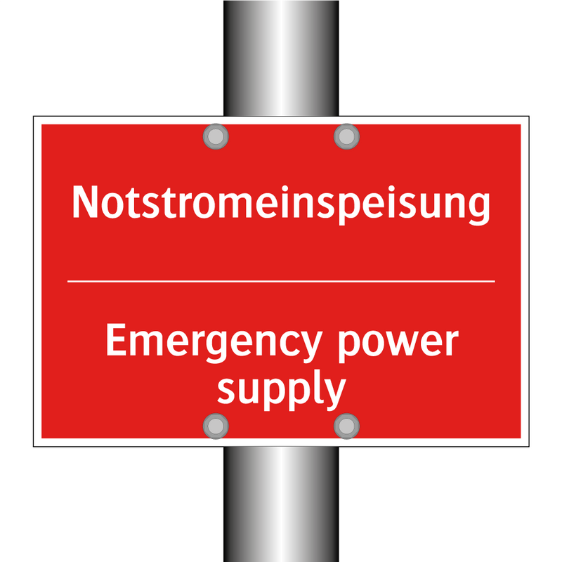 Notstromeinspeisung - Emergency power supply