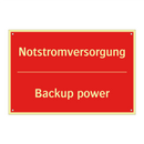 Notstromversorgung - Backup power