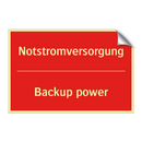 Notstromversorgung - Backup power