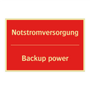 Notstromversorgung - Backup power