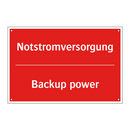 Notstromversorgung - Backup power