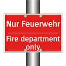 Nur Feuerwehr - Fire department only