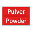 Pulver - Powder