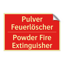 Pulver Feuerlöscher - Powder Fire Extinguisher
