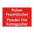Pulver Feuerlöscher - Powder Fire Extinguisher