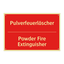 Pulverfeuerlöscher - Powder Fire Extinguisher