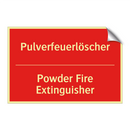 Pulverfeuerlöscher - Powder Fire Extinguisher
