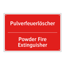 Pulverfeuerlöscher - Powder Fire Extinguisher
