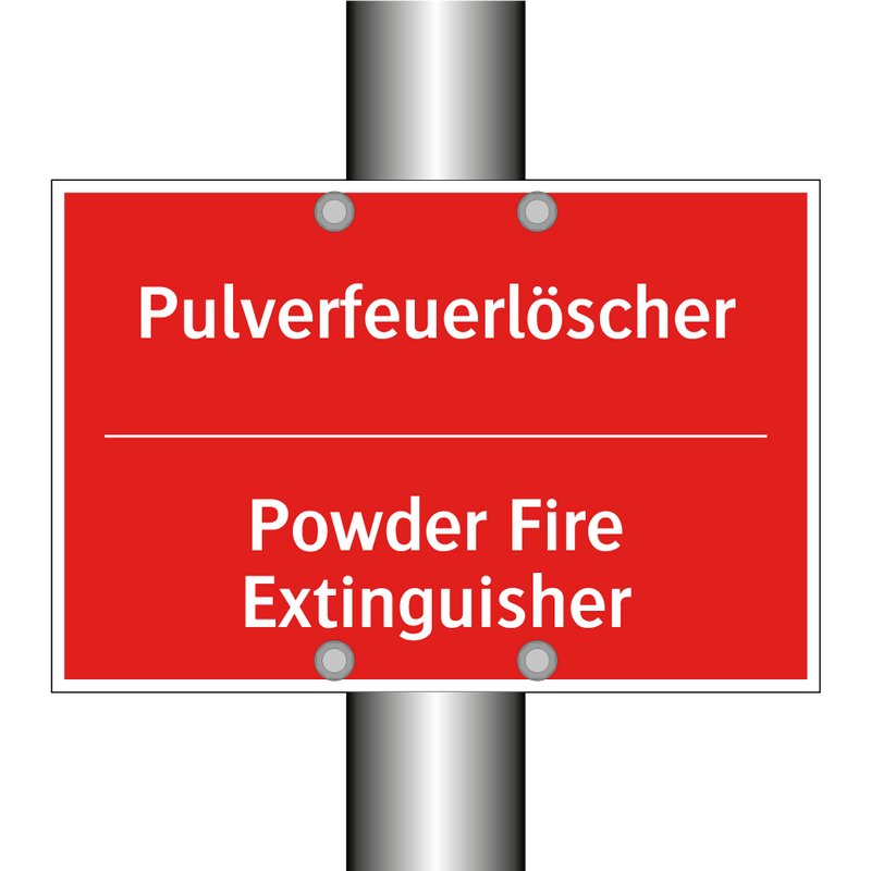 Pulverfeuerlöscher - Powder Fire Extinguisher