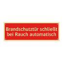 Brandschutztür schließt bei Rauch automatisch