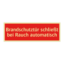 Brandschutztür schließt bei Rauch automatisch