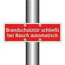 Brandschutztür schließt bei Rauch automatisch