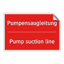 Pumpensaugleitung - Pump suction line