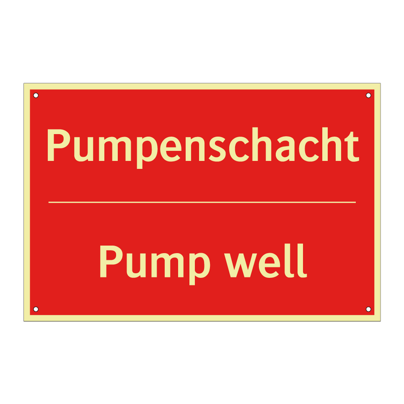 Pumpenschacht - Pump well