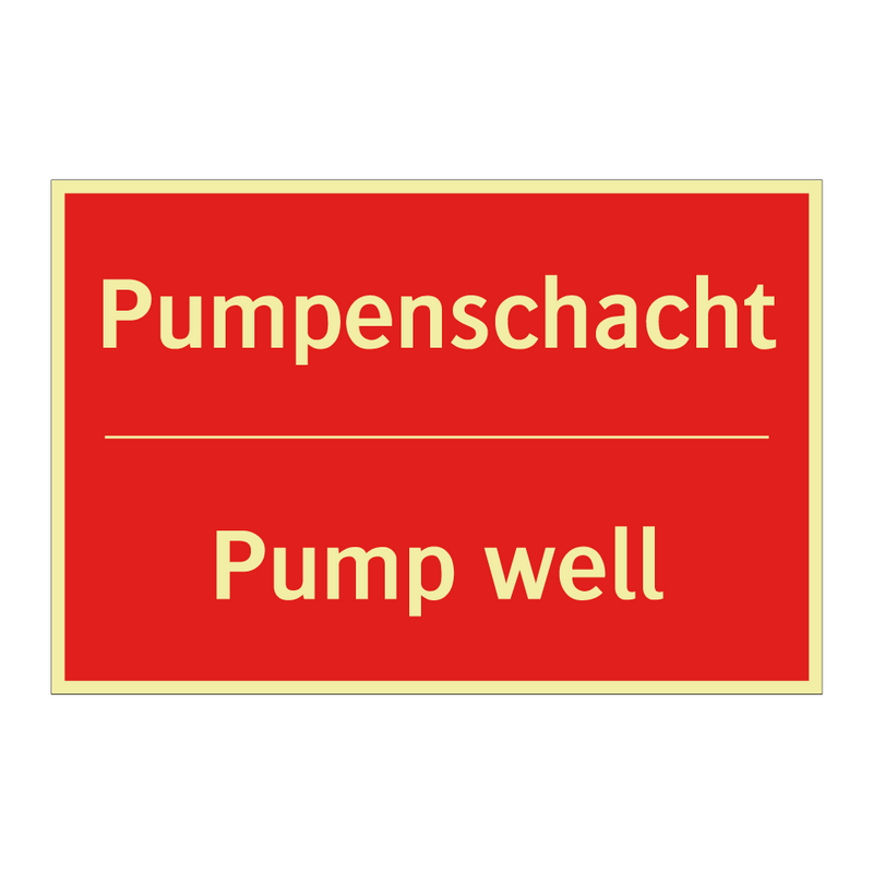 Pumpenschacht - Pump well