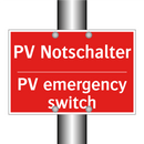 PV Notschalter - PV emergency switch