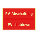 PV-Abschaltung - PV shutdown
