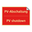 PV-Abschaltung - PV shutdown