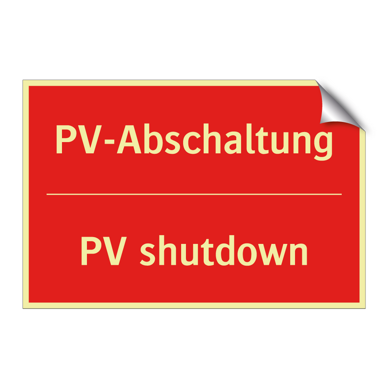 PV-Abschaltung - PV shutdown