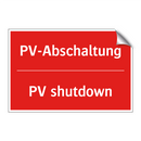 PV-Abschaltung - PV shutdown