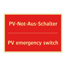 PV-Not-Aus-Schalter - PV emergency switch
