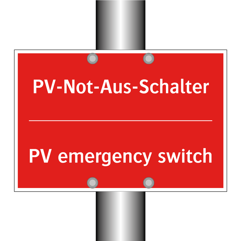 PV-Not-Aus-Schalter - PV emergency switch