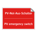 PV-Not-Aus-Schalter - PV emergency switch