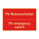 PV-Notausschalter - PV emergency switch