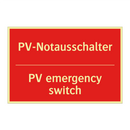 PV-Notausschalter - PV emergency switch