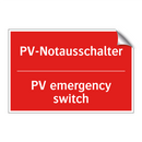 PV-Notausschalter - PV emergency switch