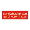 Brandschutztür stets geschlossen halten